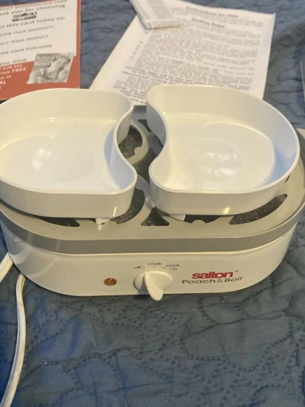 Salton egg cooker
